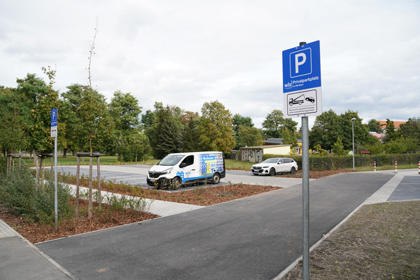 Neuer Mieter-Parkplatz in der Lübbenauer Neustadt