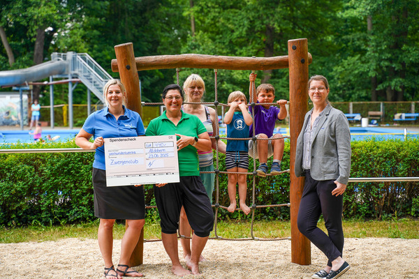 Spende an den Zwergenclub Altdöbern von der WIS Spreewald